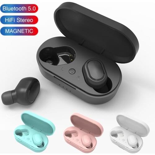 M1 TWS Bluetooth Earphone V5.0 Touch Wireless Earbuds Stereo Sport Waterproof Headset handsfree for smart phone vv