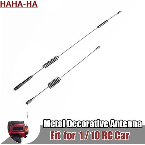 19.5cm/29cm Metal Decorative Antenna for 1/10 RC Crawler Traxxas TRX4 TRX-6 Axial SCX10 90046 D90 D110 TF2 RGT 86100