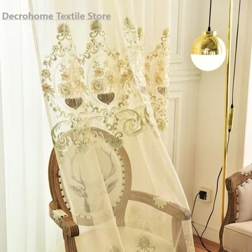 Nordic-Style Mesh Curtains-Bedroom Study Curtain White Yarn Transparent Mesh Curtains Fashion Voile Morden Tulle