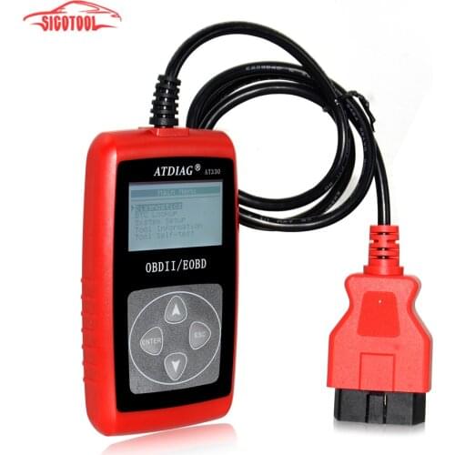 Original ATDIAG AT-330car diagnostic scanner universalAT330 auto scanner obd scan Better than ad310 al319
