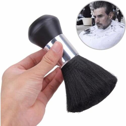 Professional Salon Barber Removal Neck Duster Soft Brush Black Hairdressing Hair Cutting Salon Stylist Cleaning Brush Tools