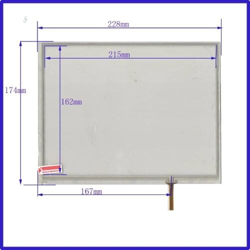 ZhiYuSun 228mm*174mm TP1M0408 10.4inch resistance touch screen sensor 228*174 for display touch glass Industrial application