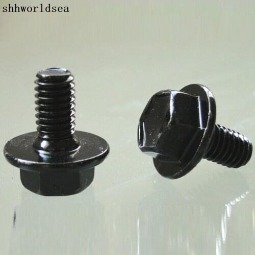 Shhworldsea Zinc Black Bolt Fastener Clip Metal For Toyota 90105-06137