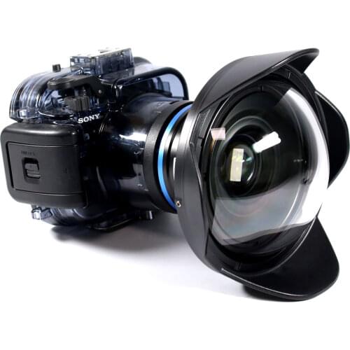 Weefine Wfl01 Fisheye Wide Angle Conversion Wet Lens M67 24mm Thread For Sony Rx 100 Canon G7x Camera Housing Case Underwater
