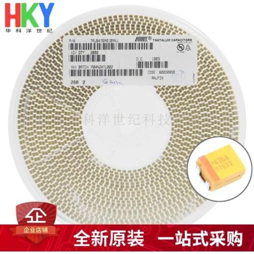Tantalum capacitor type B_3528 476M (47uF) 10V ± 20% Type A_3216 105K (1uF) 16V ± 10% Type A_3216 475K (4.7uF) 16V ± 10