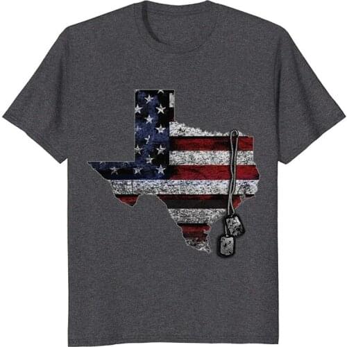 Texas Honors Veterans Brand Clothes Summer 2019 Cheap Crew Neck MenS Top Tee Awesome Shirts