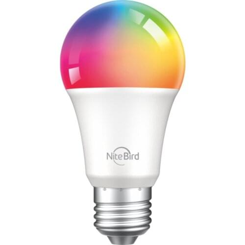 Smart Light Bulb NiteBird Dimmable WiFi Bulbs Works With Alexa Echo And Google Home,Smart Life RGB+W Color Changing LED Lights