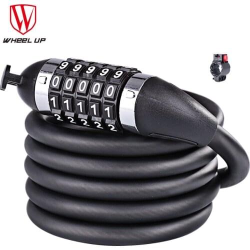 High Quality Universal Anti-Theft Bicycle Lock Stainless Steel Cable Coil For Castle Motorcycle Cycle MTB Bike Security Lock