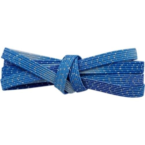 Colorful Shoe laces Candy Gradient Elastic Shoelace Silk Canvas Sneaker stretch laces Growing rainbow Strings Sapato Feminino