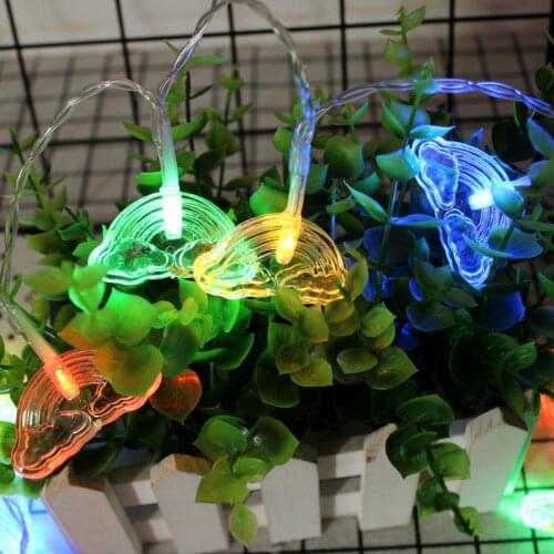 1.5m 10leds Pineapple Led String Lights Fairy Garland Christmas Decoration for Home Outdoor Navidad Indoor Decor Battery Powered