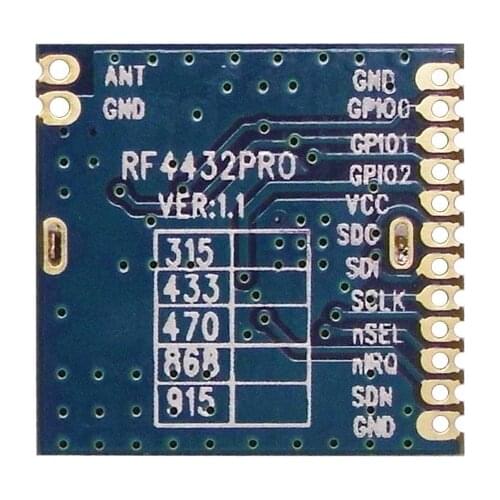 10pcs/lot RF4432PRO - Wireless 1km module 915mhz FSK Modules GFSK RF Transmitter Receiver