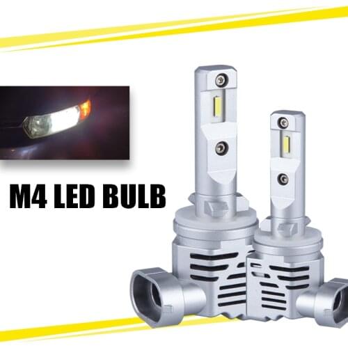 2Pces M4 Passive Cooling 880 LED MINI H4 H11 H7 LED Fog Light Bulb CSP Chips 20000LM 9006 High Quality LED12V 6000K White