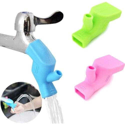 3 Colors Premium Baby Washing Hands Faucet Extender Fountain Silicone Tap Kitchen Faucet Accessories