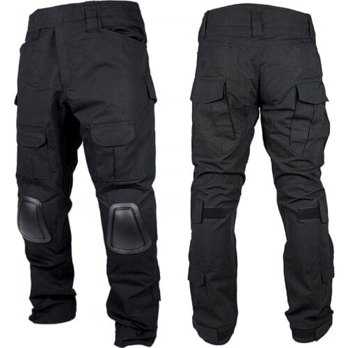 Gen2 Combat Pants Tactical Gear Knee Pads Military Army BDU Pants Cargo Black Men Airsoft Paintball Battlefield Hunting Trousers