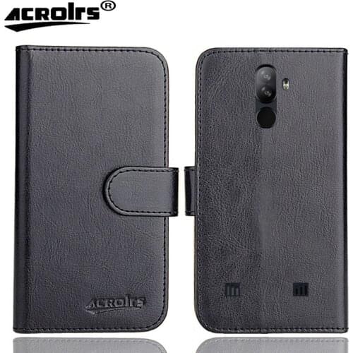 Doogee S40 Pro Case 5.5" 6 Colors Flip Soft Leather Crazy Horse Phone Cover Stand Funstion Cases Credit Card Wallet