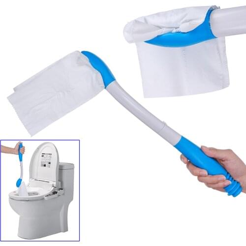 Home Folding Toilet Cleaner Toilet Aid For Wiping Folding Comfort Wipe Self Assist Toilet Aid For Limited Mobility