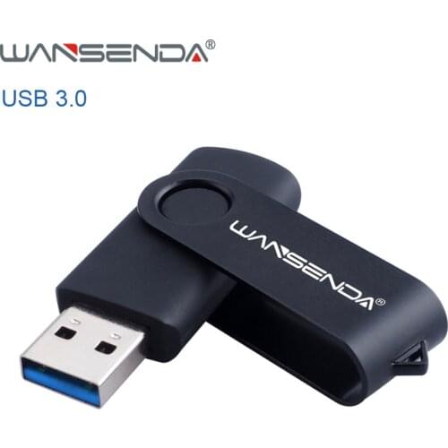 WANSENDA Rotation USB Flash Drive 256GB 128GB Pen Drive 8GB 16GB 32GB 64GB USB Stick 3. 0 Flash Drive High Speed Pendrive