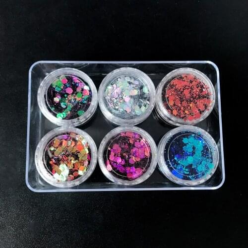 Holographic Nails Glitter Autumn Leaves Color Flakes Sequin Nail Art Glitter Ongle Nails Accesorios Nail Decoracion Uñas 5g
