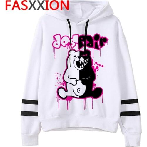 Kawaii Japanese Anime Ouma Kokichi Hoodies Men Cartoon Danganronpa V3 Ouma Kokichi Graphic Streetwear Unisex Sweatshirts Male