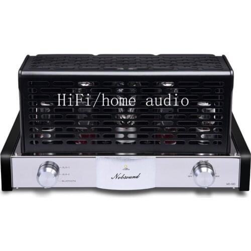 Nobsound MS-50D EL34B hifi Class A Single-ended fever tube amplifier, with Bluetooth 4.0, Power 12W x 2，Frequency 20--25KHz
