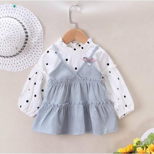 Girls Dress 2020 Girl Clothes Summer Style Cat Cartoon Cute Little White Cartoon Dress Kitten Printed Kids Camisole Dresses