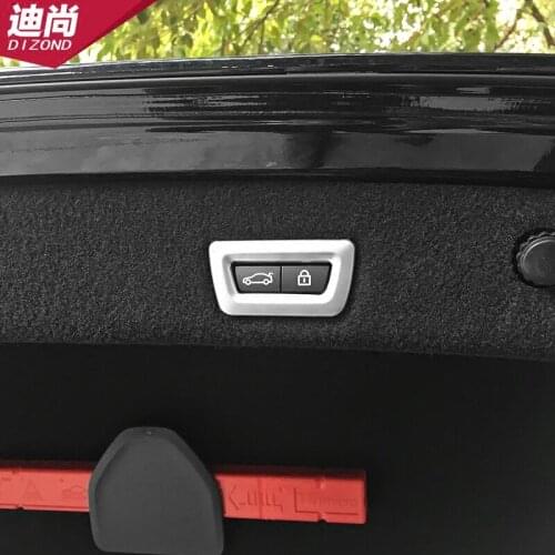 Suitable for BMW new X5X3X4X17 series 5 series 6GT interior modification trunk electric tailgate switch button frame