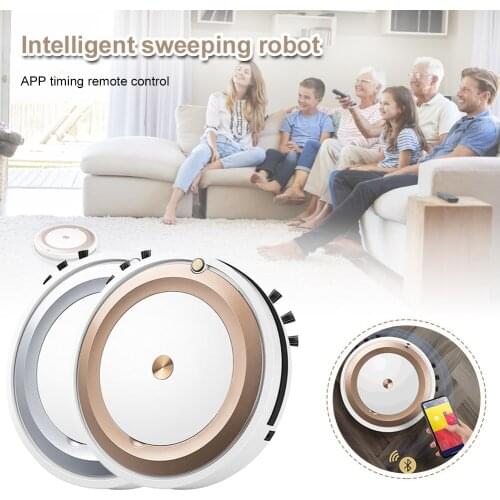 APP Remote Control Robot Vacuum Cleaner 1600Pa Dry Wet Sweeper Robots Strong Suction for Floor