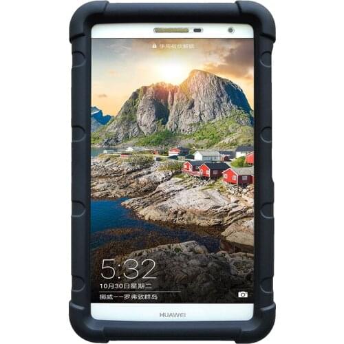 MingShore Silicone Cover For Huawei Mediapad T2 7.0 Rugged Soft Cover Case For Huawei T2 7.0 Pro PLE-701L PLE-703L Tablet Case