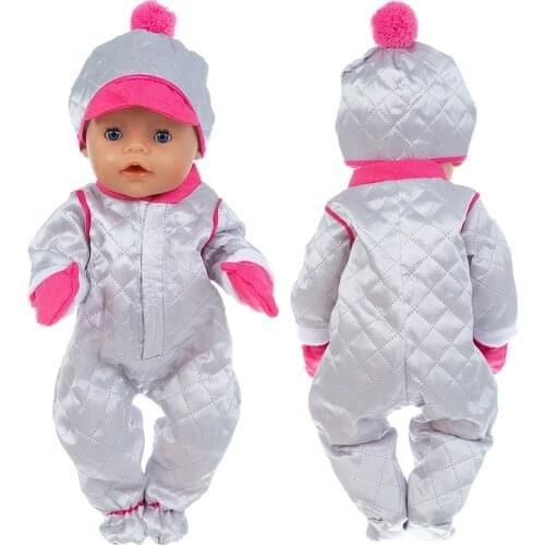 2020 New fashion baby down jacket suit Fit For 43cm New Born Doll 17inch Reborn Baby Doll Accessories