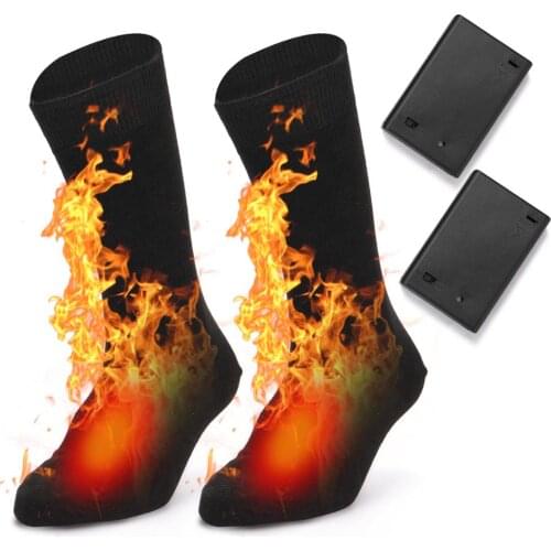 Electric Heated Socks Rechargeable Battery for Chronically Cold Feet Women Men Winter Outdoor Skiing Cycling Sport Thermal Socks