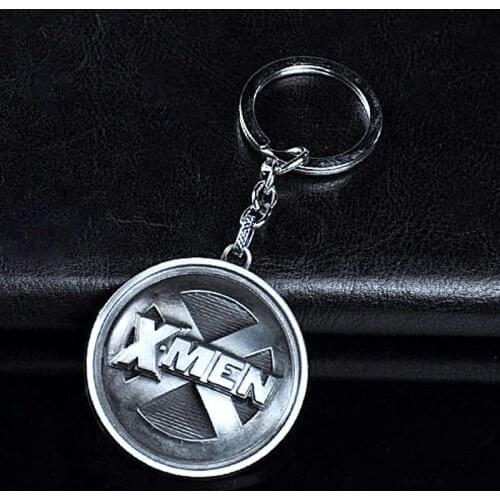 Vintage Silver Color X-Men Keychain Men Trinket Mens X Key Chain Ring Car Bag Chaveiro Jewelry Party Boyfriend Gift Souvenirs