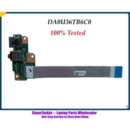 StoneTaskin High quality DA0U36TB6C0 For HP Pavilion 15-B Series Laptop USB Audio Connector board with cable 100% Tested