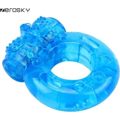 Zerosky 2pcs Penis Ring Delaying Ejaculation Flexible Penis Orgasm Rings Dick Cockring Penis Ring for Sex Toys for Men