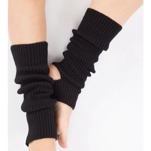 1 Pair Fashion Woman Latin Socks Fitness Dancing Female Wear Exercising Long Section Knitting Walking Socks Leg Warmers Woman