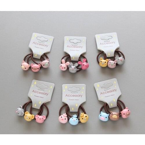 3 PCS New Cute Bird Koala Princess Headwear Kids Elastic Hair Bands Baby Headdress Children Hair Ropes Girls Hair Accessories