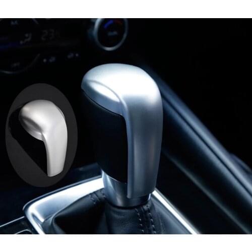 ABS Matte For Mazda CX-5 CX5 2017 2018 Car gear shift lever knob handle Sticker Cover Trim car styling accessories 1pcs