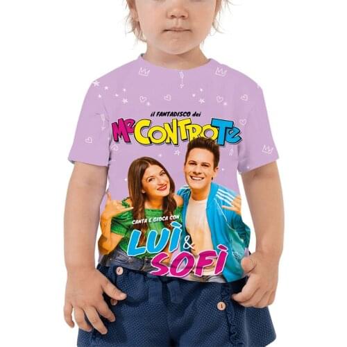 Toddler Me Contro Te 3D Print Tshirts Children Cartoon Anime T-shirt Camiseta Boys Girls Teens T Shirts Summer Kids Tees Clothes