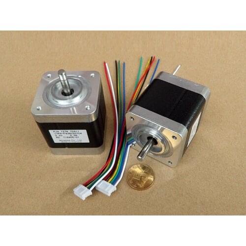 1PCS 17PM-F438CG07CN Two Phase - Four Wire, 42 Step Motor 1.8 Degrees, Lengthened Body 47.3 MM, Large Torque 0.5N.M