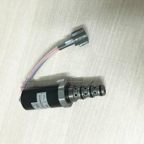 Free shipping Excavator Kato HD820-2-3 rotary safety locking solenoid valve KWE5K-20 / G24D05 Rotary pump