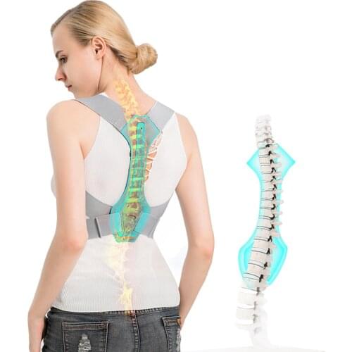Back Posture Corrector Shoulder Lumbar Brace Spine Support Belt Adjustable Adult Corset Posture Correction Belt Body Health Care