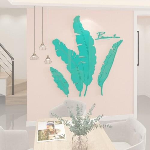 WS4 Creative 3D wall painting net red room layout wall sticker living room dining room TV background wall decoration