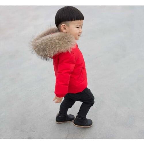 -30 Degree 2019 Fashion Boys Clothing Winter Duck Down Jackets Girls Coats Warm Thick Clothes Kids Outerwears for Cold Parka