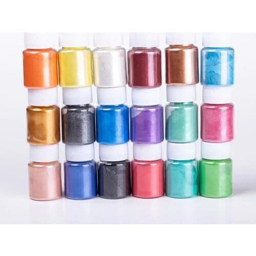 Value Diy Slime Charm Kit Glitter Powder Filler Pigment Pearl Powder Dye Fluffy Slime Accessory Girls Gift Kids Decoration Toys