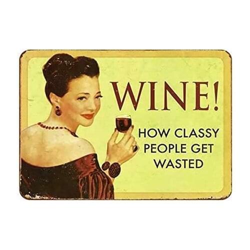 Nobrand Metal Tin Sign Wall Women Cave Hot Tub Rule Home Bar Club Wall Art Poster Decor Signs 12x8inch A06