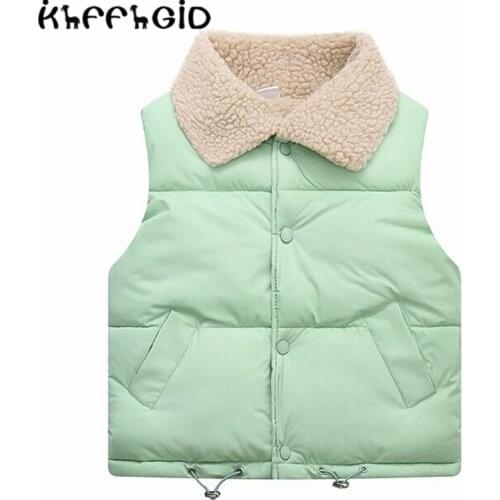 2021 new vest childrens fleece warm coat girls coat childrens Vest boys jacket autumn and winter heavy back childrens wear