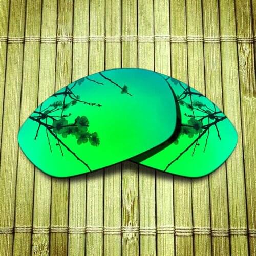 Polarized Replacement Lense For-Oakley Straight Jacket 2007 Sunglasses Frame True Color Mirrored Coating- Green Available