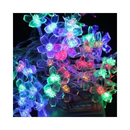 Holiday Christmas Decoration Led String Lights LED Flower String Lights Room Decoration Lights Wedding Lantern Christmas Light