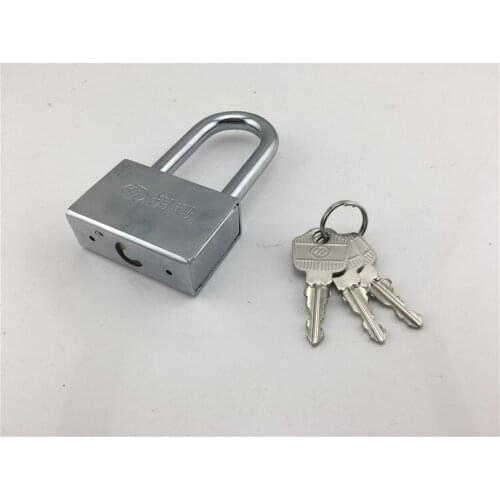 Anti-theft padlock super B-class lock small lock door waterproof rust long padlock free key lock outdoor