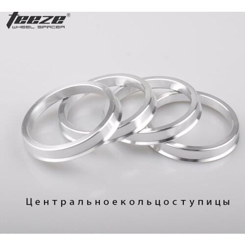 Teeze - (4 Pieces/ Set) Car Styling Wheel Accessories Center Hub Ring OD 70.3 to ID 67.1