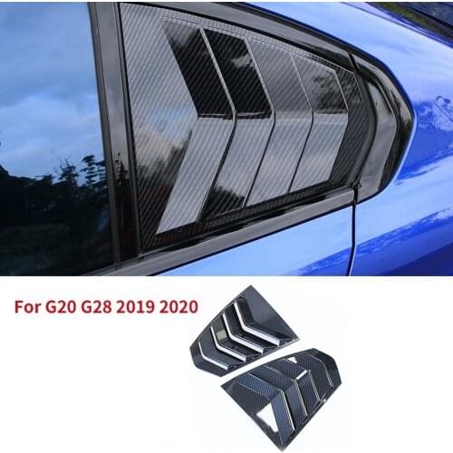 Rear Window Triangular for Bmw G20 G28 2019 2020 320 3 Series Window Blinds Triangular Window Protection Cover Car Accessories